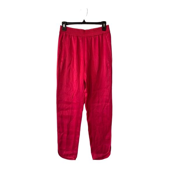 Zara womens XS pink barbie satin pants casual relax soft trousers modest cute - Picture 3 of 10